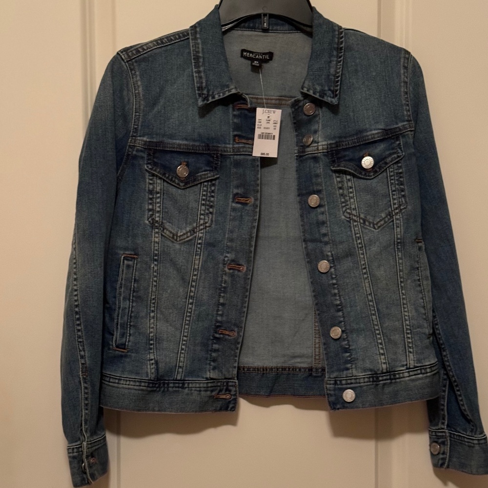 J Crew Factory Denim Jean Jacket